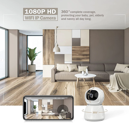 1080P WiFi IP Security Camera Wireless Indoor CCTV System Home  Pet Monitor