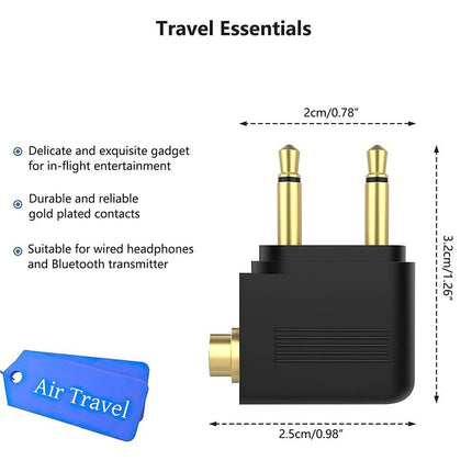 Airplane Bluetooth 5.4 Adaptor Transmitter Adapter for Airpods or Headphones