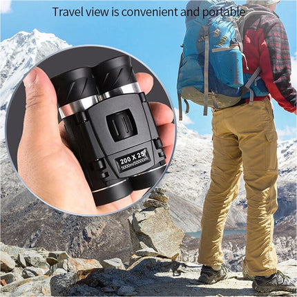 200x25 Binoculars Mini Pocket Waterproof Compact Telescope for Bird Watching