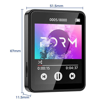 Portable Bluetooth Touch HiFi Music MP4/MP3 Player FM Radio Audio Support 128GB