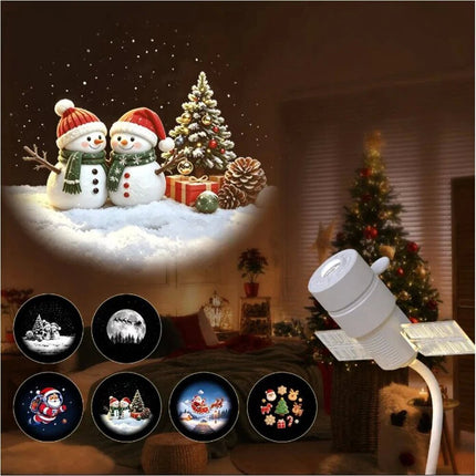 2-in-1 360° Rotating Star Projector Night Light Christmas Gift