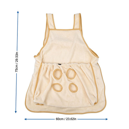 Pet Cuddling Apron with Leg Holes for Holding Small Cats Pet Grooming Apron NEW