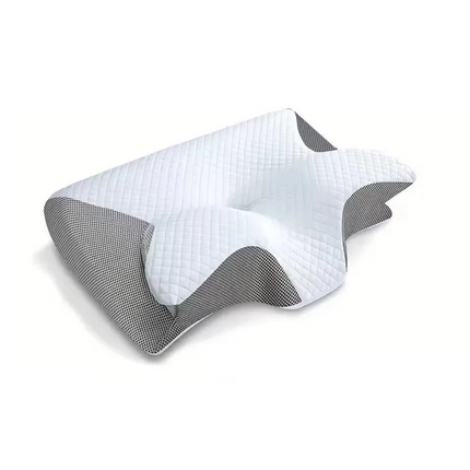 Memory Foam Neck Contour Pillow Cervical Orthopedic Groove Ergonomic Support