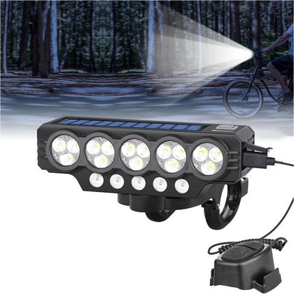 1200LM LED Bike Light Waterproof USB Rechargeable Bicycle Front Headlight Bar
