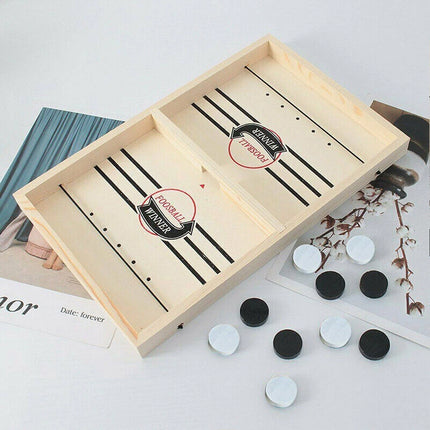 Large Sling Puck Paced SlingPuck Winner Board Game Family Games Toy Hockey Funny