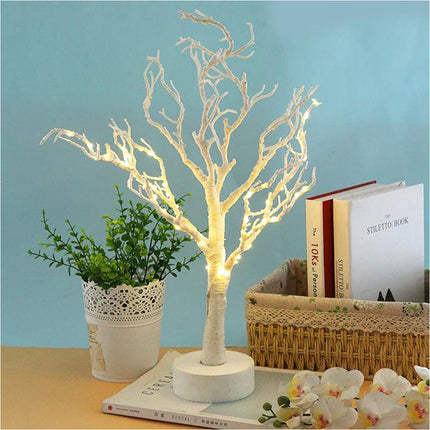 LED Floor Lamp for Home Decoration Party Shining Branch Christmas White Birch