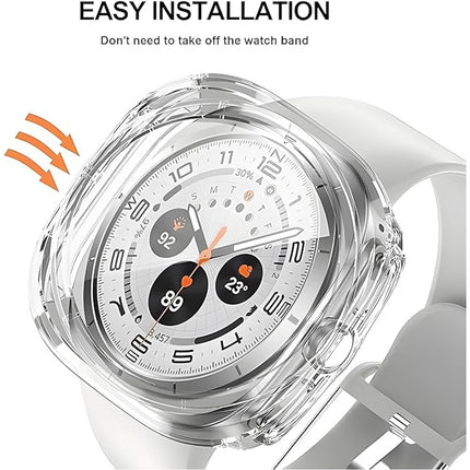 For Samsung Galaxy Watch Ultra 47mm Case Screen Protector Face Cover Smart Clear