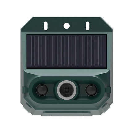 Solar Ultrasonic Animal Repeller LED Red‑Blue Flash Fox Bird Scarer Deterrent