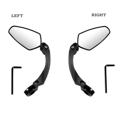 Adjustable Bicycle Rear View Mirror Left Right Cycling Rearview