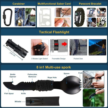 Advent Calendar Survival Kits For Men 24 Day Christmas Countdown Calendar Hiking A