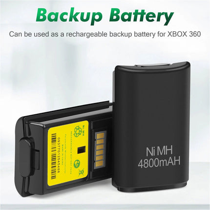 For Xbox 360 Xbox Wireless Controller 2 Pack Rechargeable Battery Kit
