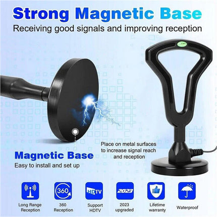 5600 Miles Digital TV Antenna HDTV Amplified 4K 1080P Indoor/outdoor