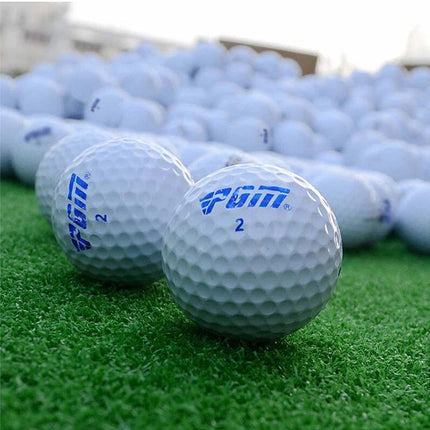 12Pcs/Dozen 2 Layers Golf Balls White Ball Ultimate Straight 75% Self Correcting
