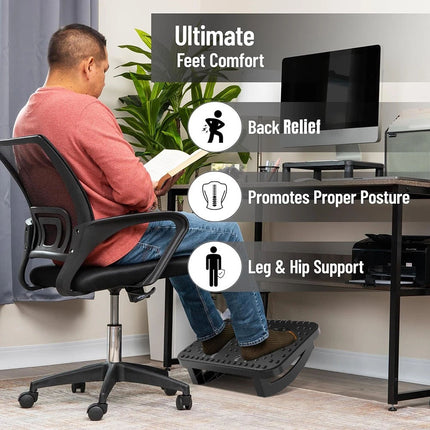 Foot Rest Stool Office Computer Desk Footrest Massage Point Household Comfort
