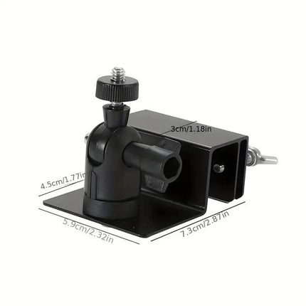 2Pcs Gutter Mount Brackets for Arlo Eufy Cam Solar Panel Weatherproof Outdoor Holder