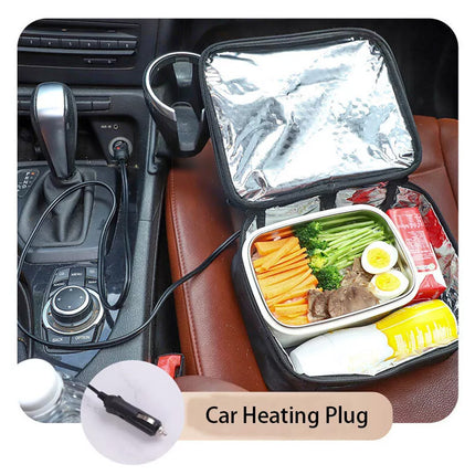 12V Portable Electric Lunch Bags Heating Boxes Food Warmers Bento Heater for Car