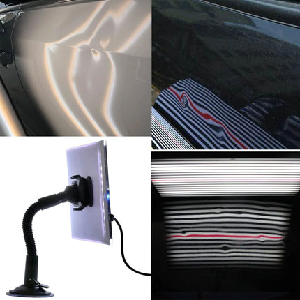Paintless Dent Repair Removal Tool Checking Reflector Line Board With LED Light