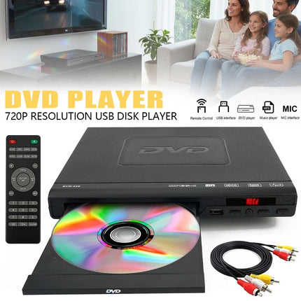 HD DVD Player Movie Composite Video USB Multi Region AVI With Remote and Cable