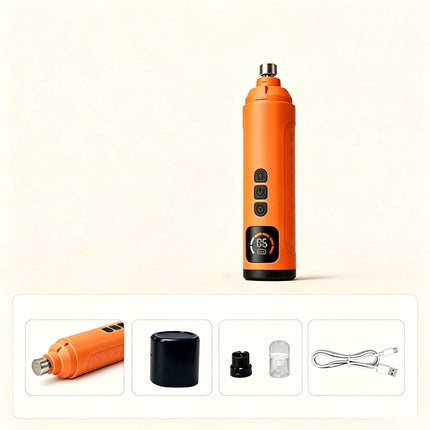 2026 Upgraded 6-Speed Pet Nail Grinder Quiet Electric Nail Trimmer for Dog & Cat