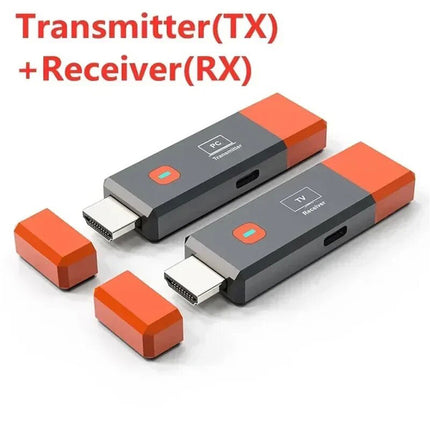 1080P 50M Wireless HDMI Extender Transmitter Receiver Adapter TV Stick Dongle