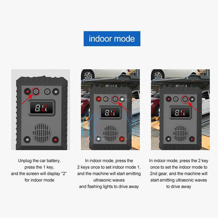 Rat Repeller Ultrasonic Electronic Mouse Rat Mosquito Repeller Car Powered & USB