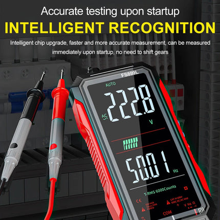 Electrical Automatic FS899L Multimeter Tester Rechargeable Multimeter 6000 Count