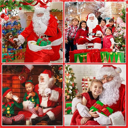 Santa Claus Wig Beard Set Father Christmas Fancy Dress Merry Xmas Party Costume