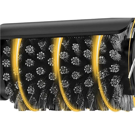 Rechargeable Black Electric BBQ Grill Brush with Two Replacement Brushes