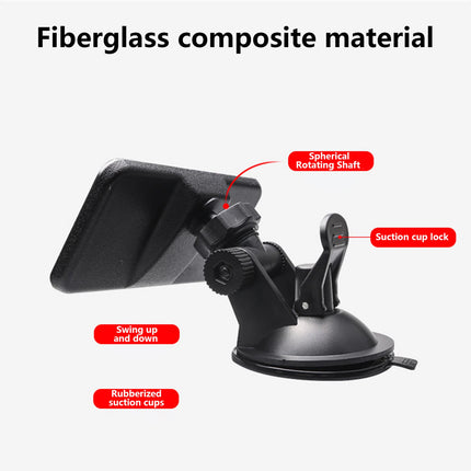 Car Interior Rearview Mirror with Suction Cup