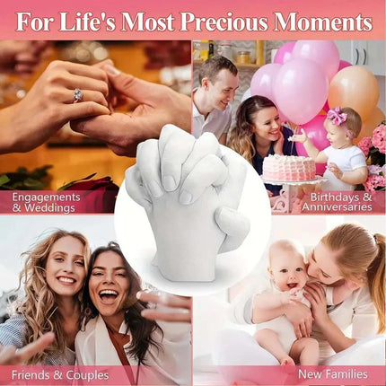 Hand Casting Kit for Couples Adults DIY Keepsake Plaster Statue Cast Kit Gift