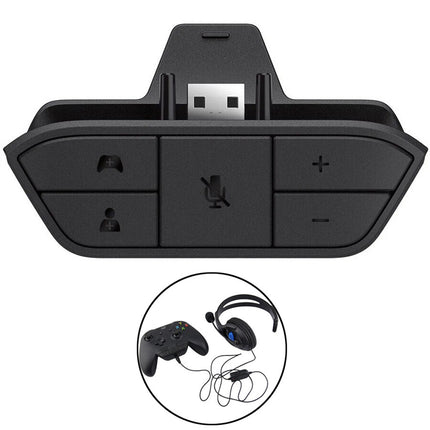 Stereo Headset Adapter Audio Headphone Converter For Xbox One Game Controller
