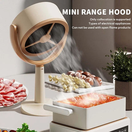 Portable Kitchen Hood Desktop Range Hood Small Desktop Mini High Suction Power