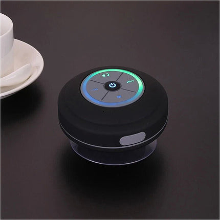 Portable LED Waterproof Wireless Bluetooth Speaker for Shower Bathroom Subwoofer