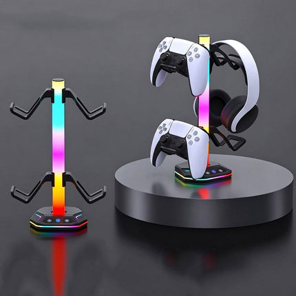 Gaming Headphone Stand Desktop Headset Hanger Display Rack Holder