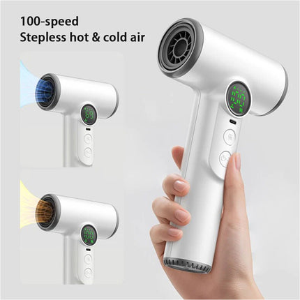 Rechargeable Wireless Portable Hair Dryer Fast Drying High Speed Blow Dryer