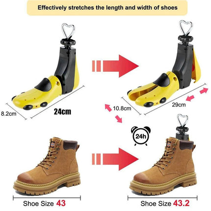 2 Pieces Shoe Stretcher Boot Stretcher Shoe Expander Shoe Widener for Women Men