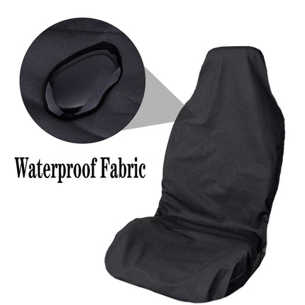 Universal Auto Car Seat Covers Anti Slip Throw Over Seat Cover Protector Black