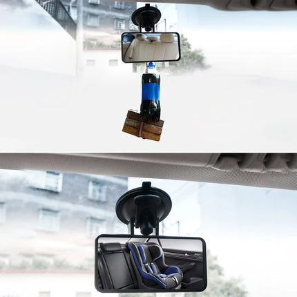 Car Interior Rearview Mirror with Suction Cup