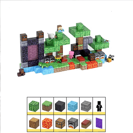 Magnetic Building Mine Blocks Toys STEM Sensory Toys Creative
