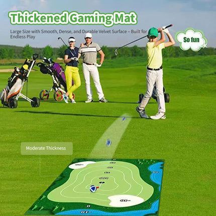 The Indoor Casual Golf Game Set Golf Hitting Mats Golf Putting Royale Golf Game