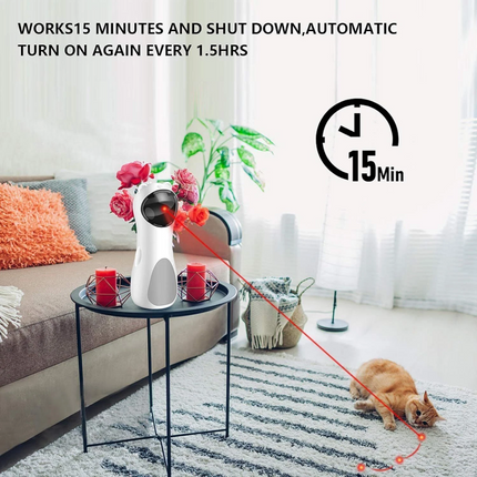 Automatic Laser Cat Toy Interactive Smart Kitten Laser Toy for Indoor Cats Dogs