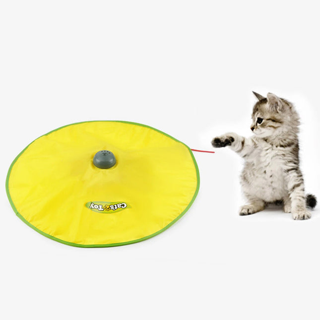 Interactive Cat Toy Electronic Kitten Teaser Moving Mouse Fabric Puzzle Game