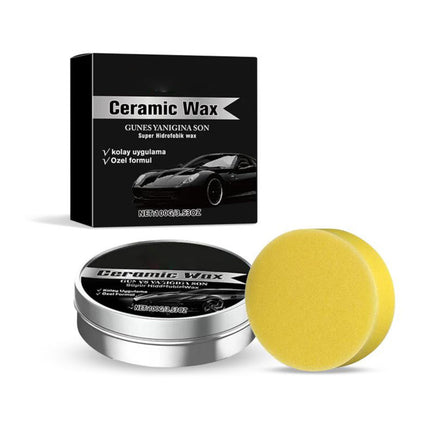 3PCS Titanium Ceramic Wax Cream,Strong Protection Car Coating Polishing Wax