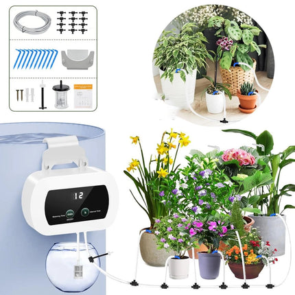 Automatic Drip Irrigation System Plant Controller Self Watering Git Garden