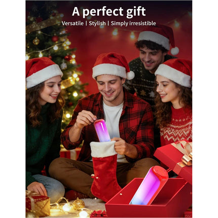 Bluetooth Box 40W Sound IPX7 Waterproof RGB Lights Wireless Outdoor Speaker