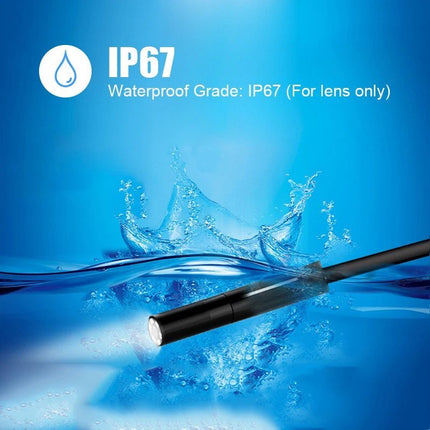 WIFI Endoscope HD 5MP Borescope Inspection Camera Waterproof For iPhone Android 2M