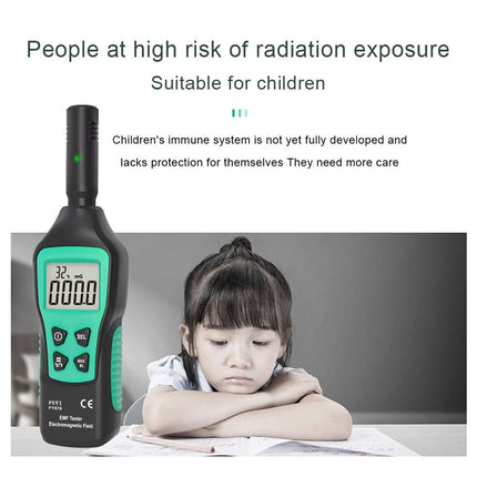 Electromagnetic Field-Tester Digital Reader EMF Meter Radiation-Detector AU