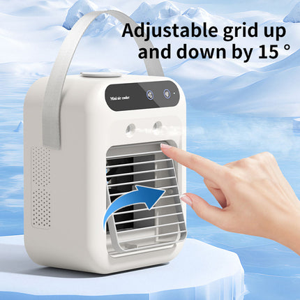 USB Mini Air Cooler Fan, Desktop Misting Fan, Portable Cooling Fan