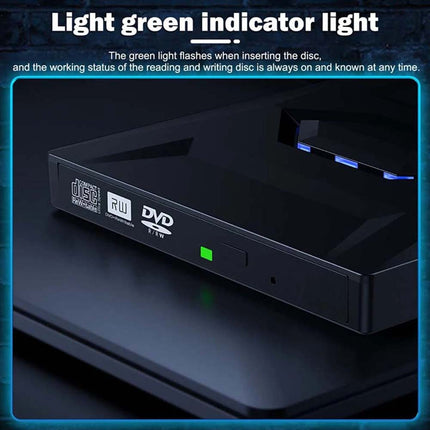 External CD DVD Drive USB 3.0 Writer Burner Reader Player for PC Laptop Windows