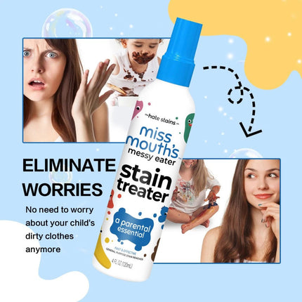 3*120ml Miss Mouth's Messy Eaters Stain Treater Spray Strength Spot Cleaner